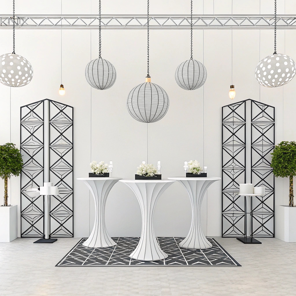 Företagsevenemang installation